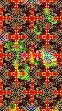 Raster deseni. Küçük çiçekte güzel bir çiçek deseni var. Çiçekli çiçek deseni, suluboya..