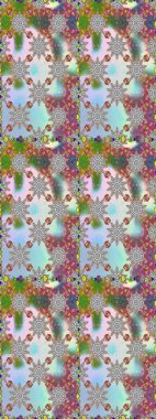 Etnik Mandala havlusu. Tebrik kartı geçmişi, boyama kitabı, arkaplan ve tekstil için kullanılabilir. Raster Henna tarzı. Sınır Kızılderili çiçekli paisley patten. Kusursuz süs izi..