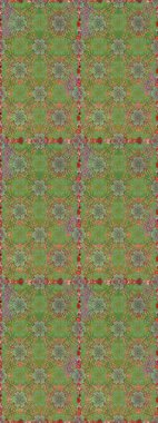 Varicologreen ve nötr raster pürüzsüz çizim. Küçük çiçekteki sevimli çiçek deseni. Birçok yeşil ve nötr soyut çiçekli tropikal desensiz desen.