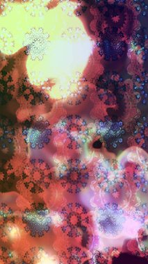 Raster deseni. Çiçekli çiçek deseni, suluboya. Küçük çiçekte güzel bir çiçek deseni..