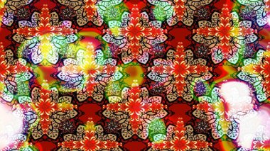 Karalama elementleri. Çizim çiçek deseni duvar kağıdı, web sitesi arka planı, ambalaj kağıdı, davetiye, broşür, afiş veya web sitesi için kullanılabilir. El çizimi Raster illüstrasyonu.