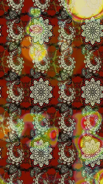 Kahverengi ve nötr renklerde çiçekler. Düz Çiçek Elementleri Tasarımı. Renkli Yaz Temalı eskiz kalıbı. Sevimli çiçek raster deseni.