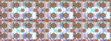 Çocuksu tasarım. Tarafsız ve gri arka planda. Tekstil, kumaş, ambalaj, hatıra defteri için hoş bir çiçek arkaplanı. Elle çizilmiş karalama çiçekleri ile pürüzsüz desen.