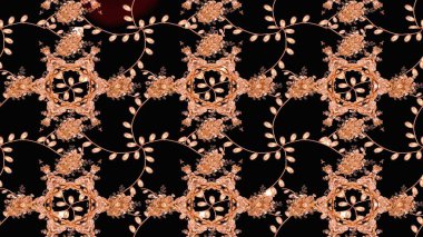 Siyah renkli çiçekler. Nazik, sevimli çiçek arkaplanı. Raster çiçek desenli ve çiçekli..