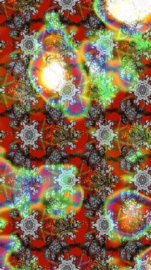 Küçük çiçekte güzel bir çiçek deseni var. Raster deseni. Çiçekli çiçek deseni, suluboya..