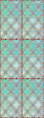 Süslü kumaş deseni. Raster deseni. Çiçekli, suluboya desenli kusursuz çiçek deseni.