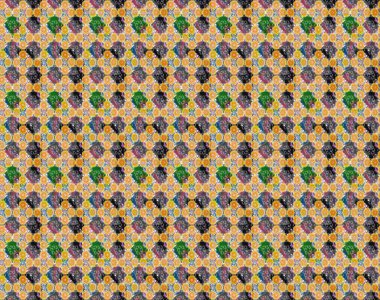 Modern stil dokusu. Çiçek desenli raster, sarı ve gri çizgi grafik deseni soyut raster arkaplan.