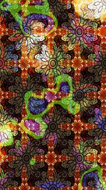 El çizimi Raster çizimi. Çizim çiçek deseni duvar kağıdı, web sitesi arka planı, ambalaj kağıdı, davetiye, broşür, afiş veya web sitesi için kullanılabilir. Karalama elementleri.