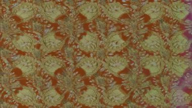 Renkli unsurlarla hareketli arka plan görüntüleri. Çiçekler. Eski model. Bayrak tarzı. Video kaydı. Şablon. Döngü. Kusursuz.. 