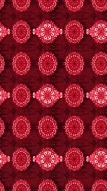 Renkli unsurlarla hareketli arka plan görüntüleri. Çiçekler. Eski model. Bayrak tarzı. Video kaydı. Şablon. Döngü. Kusursuz.. 