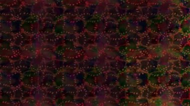 Renkli unsurlarla hareketli arka plan görüntüleri. Çiçekler. Eski model. Bayrak tarzı. Video kaydı. Şablon. Döngü. Kusursuz.. 