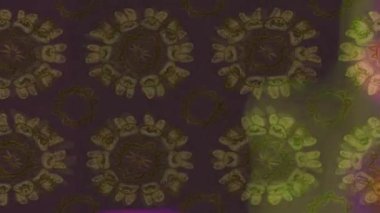 Renkli unsurlarla hareketli arka plan görüntüleri. Çiçekler. Eski model. Bayrak tarzı. Video kaydı. Şablon. Döngü. Kusursuz.. 