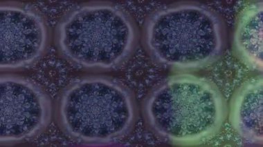 Renkli unsurlarla hareketli arka plan görüntüleri. Çiçekler. Eski model. Bayrak tarzı. Video kaydı. Şablon. Döngü. Kusursuz.. 