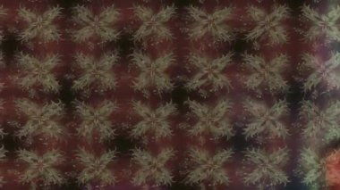 Renkli unsurlarla hareketli arka plan görüntüleri. Çiçekler. Eski model. Bayrak tarzı. Video kaydı. Şablon. Döngü. Kusursuz.. 