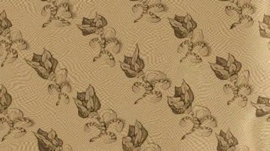 Renkli unsurlarla hareketli arka plan görüntüleri. Çiçekler. Eski model. Bayrak tarzı. Video kaydı. Şablon. Döngü. Kusursuz.. 