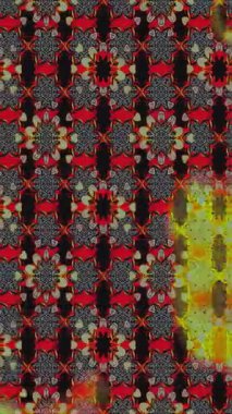 Renkli unsurlarla hareketli arka plan görüntüleri. Çiçekler. Eski model. Bayrak tarzı. Video kaydı. Şablon. Döngü. Kusursuz.. 