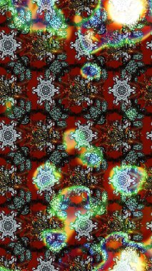 Renkli Bahar Teması eskiz kalıbı. Düz Çiçek Elementleri Tasarımı. Kahverengi ve gri renkli çiçekler. Çiçekle çizim deseni.