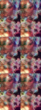 Kahverengi renklerde. Anti-stres için soyut örnek sayfası. Raster illüstrasyonu.