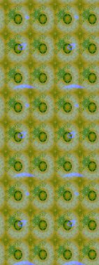 Yapraklı çiçekler ve rengarenk papatya çiçekleri. Eskiz arkaplan modeli. Raster - stok.