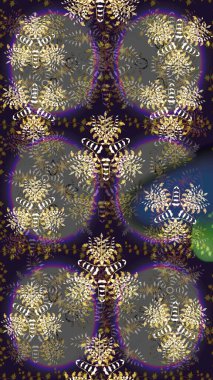 Ev dekoru. Fantezi çiçekli eskiz deseni, doğal duvar kağıdı, çiçek desenli kıvrım çizimi. Paisley el çizimi elementler.