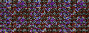 Çizim çiçek deseni duvar kağıdı, web sitesi arka planı, ambalaj kağıdı, davetiye, broşür, afiş veya web sitesi için kullanılabilir. El çizimi Raster çizimi. Parlak elementlerin.