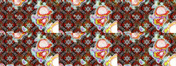 Çiçeksel fantezi tasarımı ve parlak bir arka plan çizimi. Renkli Bahar Teması eskiz kalıbı. Düz Çiçek Elementleri Tasarımı.