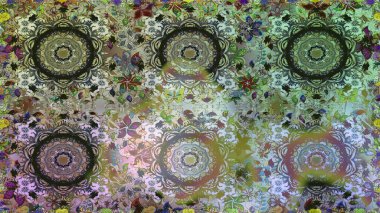 Tarafsız ve gri renklerde altın element. Doku arka planında altın duvar kâğıdı. Barok tarzında altın çiçekli süs. Damask kusursuz yinelenen arkaplan.