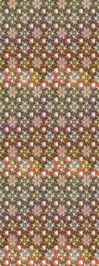 Raster. Renkli Bahar Teması eskiz kalıbı. Düz Çiçek Elementleri Tasarımı.