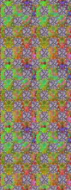 Yeşil ve gri renkli çiçekler. Hediye ambalaj kağıdı, tebrik kartları, posterler ve pankart tasarımı. Raster düz çiçekleri pürüzsüz desen.