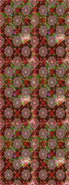 Raster illüstrasyonu. Raster. Kusursuz bir geçmişi var. Eski usul. Kumaş, tekstil, duvar kağıdı baskısı için. Tomurcukları çiçekli sevimli çiçek deseni..