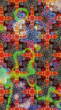 Nazik, narin çiçek arkaplanı. Renkli çiçekler. Raster çiçek desenli ve çiçekli..