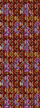 Raster illüstrasyonu. Küçük çiçekteki sevimli çiçek deseni. Çizim.