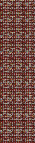 Gri ve kırmızı renkte çiçekler. Elle boyanmış suluboya resim çizimi çiçekler ve bitkiler.