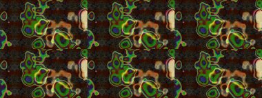 Çiçek desenli eskiz, darbeler, sıçramalar, yaz çiçekleri. Kahverengi ve gri renkli çiçekler. Raster illüstrasyonu.