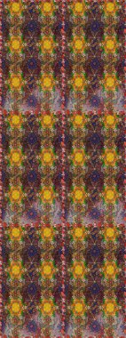 Çiçekli karalama şeklinde Raster çiçek deseni. Nazikçe, güzel çiçek arkaplanı. Kahverengi renkte çiçekler.