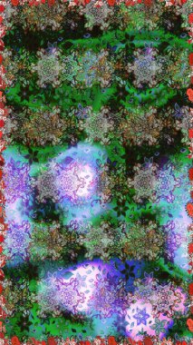 Güzel kumaş deseni. Küçük çiçekteki sevimli çiçek deseni. Raster illüstrasyonu. Güzel karalama çiçekleri olan kusursuz çiçek deseni..