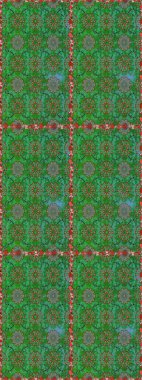 Raster suluboya çiçek deseni, narin çiçekler, yeşil ve kahverengi çiçekler, tebrik kartı şablonu. Güzel kumaş deseni.