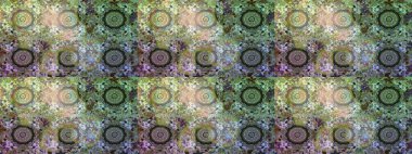 Raster illüstrasyonu. Damask altın soyut çiçek, nötr ve gri renklerde dikişsiz desen. Süsleme.