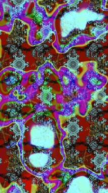 Mavi ve kırmızı renkte çiçekler. Nazik, narin çiçek arkaplanı. Raster çiçek desenli ve çiçekli..