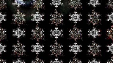 Siyah renkli etnik çiçeklerle süslenmiş zarif bir eskiz şekli. Raster Çiçek İllüstrasyonu güzel tekstil..