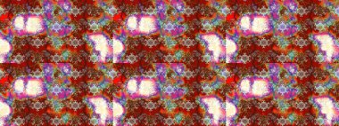 Çiçeksel fantezi tasarımı ve parlak bir arka plan çizimi. Renkli Bahar Teması eskiz kalıbı. Düz Çiçek Elementleri Tasarımı.