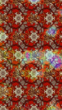 Sabıka fotoğraflarında, bebek kıyafetlerinde, duvar kâğıtlarında, paket kutularında falan kullanılabilir. Raster. Zarif, parlak ve eskiz kahverengi ve kırmızı çiçek desenli.