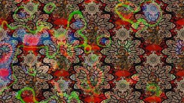 Eskiz geçmişi. Eski usul. Raster illüstrasyonu. Tomurcukları çiçek olan sevimli bir çiçek deseni. Raster. Kumaş, tekstil ve duvar kağıdı baskısı için..