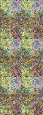 Çiçek desenli raster, nötr ve yeşil çizgi grafik desenli soyut raster arkaplan. Modern stil dokusu.