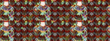 Raster illüstrasyonundaki çiçek desenli çizim. Gri ve kahverengi renklerde. Güzel kumaş deseni. Raster illüstrasyonu.