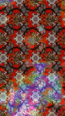 El çizimi Raster çizimi. Çizim çiçek deseni duvar kağıdı, web sitesi arka planı, ambalaj kağıdı, davetiye, broşür, afiş veya web sitesi için kullanılabilir. Karalama elementleri.