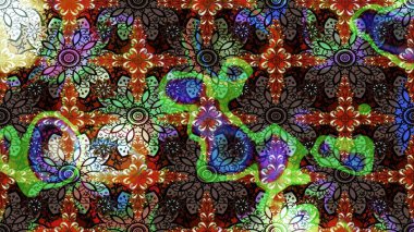 Üst manzara, yumuşak stil. Çiçek kompozisyonu, el boyası, hassas şablon. Sevgililer günü ve tebrik kartı konsepti için şık bir davetiye. Kahverengi renkte manzaralı çiçek deseni.