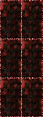 Tekstil, kumaş, ambalaj, hatıra defteri için hoş bir çiçek arkaplanı. El çizimi çiçekli, pürüzsüz bir desen. Çocuksu tasarım. Siyah ve kahverengi arkaplanda.