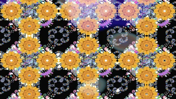 Suluboya çizim kalıbı. Dekorasyon ve tasarım için güzel bir desen. Moda baskısı. Çiçeğin suluboya çizimlerinin mükemmel deseni. Eski.