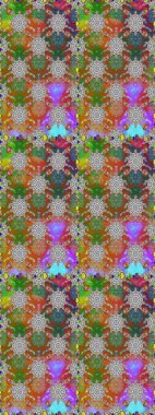 Raster Henna dövme stili. Tekstil, tebrik kartı, boyama kitabı, telefon kılıfı baskısı için kullanılabilir. Etnik Mandala süsü. Hint çiçekli desenli şal desenli..